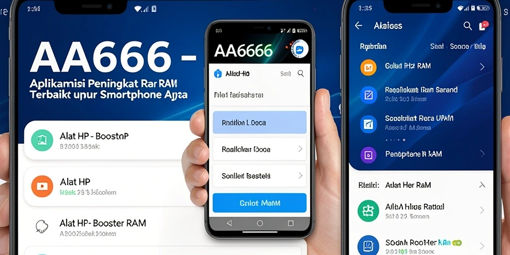 Antarmuka <strong>AA666</strong> yang intuitif dan mudah dipahami.